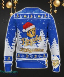 Kansas City Royals Car For Fans 3D Sweater Ugly Christmas Santa Hat Tree Gift For Men Women - Kansas City Royals Ugly Christmas Sweater_3