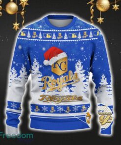 Kansas City Royals Car For Fans 3D Sweater Ugly Christmas Santa Hat Tree Gift For Men Women