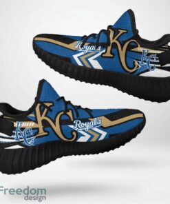 Kansas City Royals Speedsters Yeezy Running Shoes For Fans Gift Men Women - Kansas City Royals Speedsters Yeezy Boost Running Shoes_2