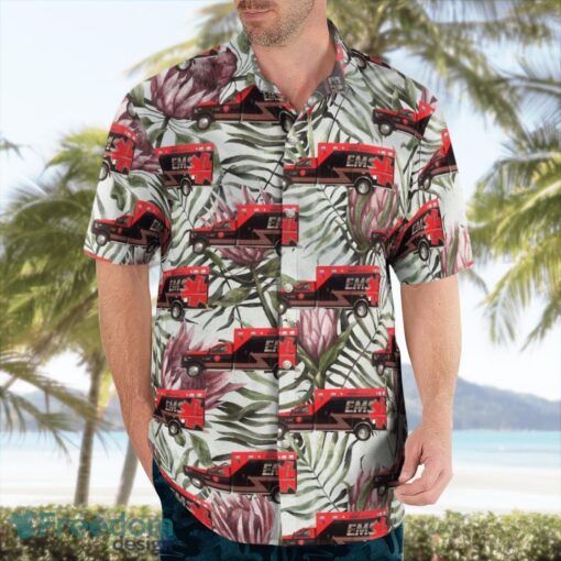 Kansas, Smith County EMS Hawaiian Shirt Product Photo 3