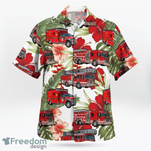 Kansas, Wellington Fire EMS Department Hawaiian Shirt Product Photo 2