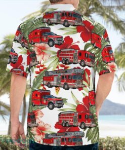 Kansas, Wellington Fire EMS Department Hawaiian Shirt Product Photo 1