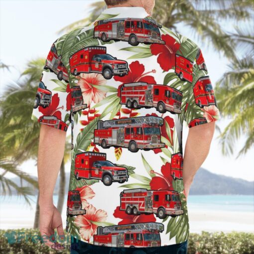 Kansas, Wellington Fire EMS Department Hawaiian Shirt Product Photo 1