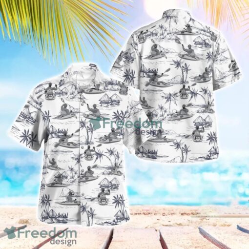 Kayaking White Hawaiian Shirt Beach Shirt Summer Holiday Gift Product Photo 1