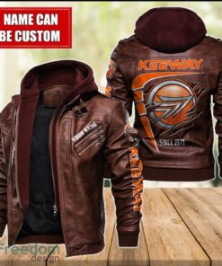 Keeway 2D Leather Jacket For Men Custom Name Special Gift Ideas Product Photo 2