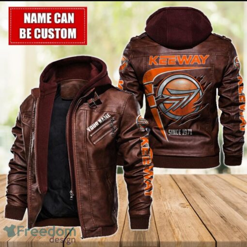 Keeway 2D Leather Jacket For Men Custom Name Special Gift Ideas Product Photo 2