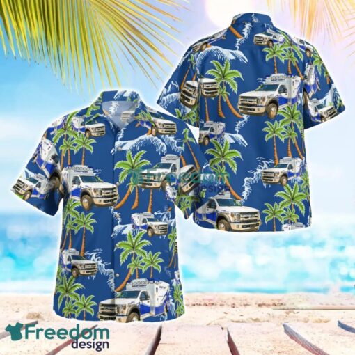 Kentucky Shelby County EMS Aloha Hawaiian Shirt Product Photo 1