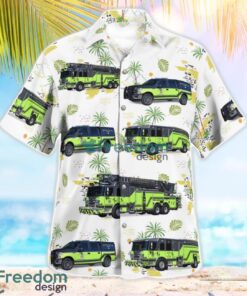 Kentucky, Shepherdsville Fire Department 3D Hawaiian Shirt Product Photo 2