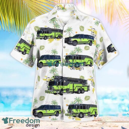 Kentucky, Shepherdsville Fire Department 3D Hawaiian Shirt Product Photo 2