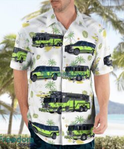 Kentucky, Shepherdsville Fire Department 3D Hawaiian Shirt Product Photo 3