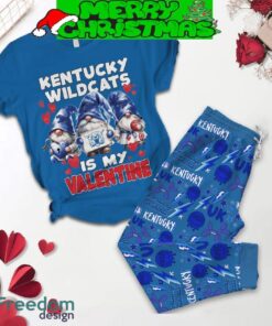 Kentucky Wildcats My Valentine Fleece Pajamas Set Gift Family - Kentucky Wildcats My Valentine Fleece Pajamas Set-1