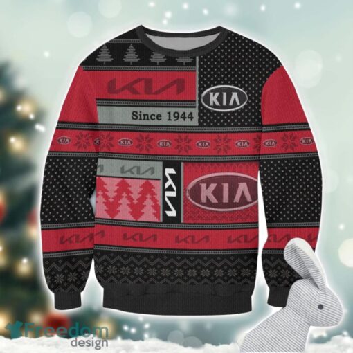 Kia Logo Ugly Christmas Sweater For Fans Men And Women Christmas Gift Ideas Product Photo 2