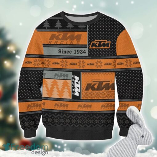 KTM Logo Ugly Christmas Sweater For Fans Men And Women Christmas Gift Ideas Product Photo 2