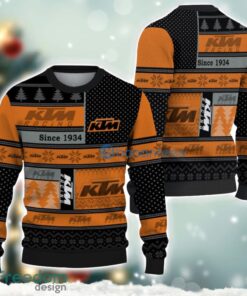 KTM Logo Ugly Christmas Sweater For Fans Men And Women Christmas Gift Ideas Product Photo 1