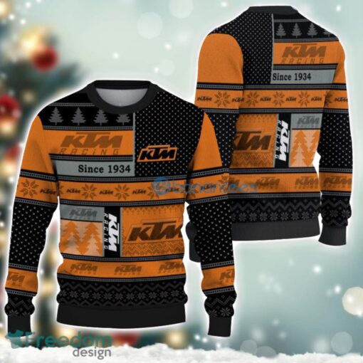 KTM Logo Ugly Christmas Sweater For Fans Men And Women Christmas Gift Ideas Product Photo 1