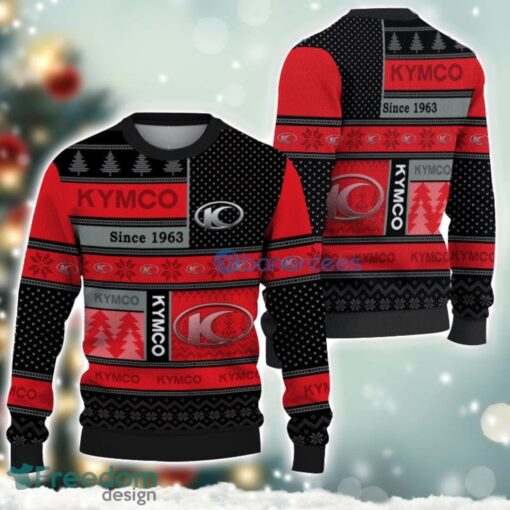 Kymco Logo Ugly Christmas Sweater For Fans Men And Women Christmas Gift Ideas Product Photo 1