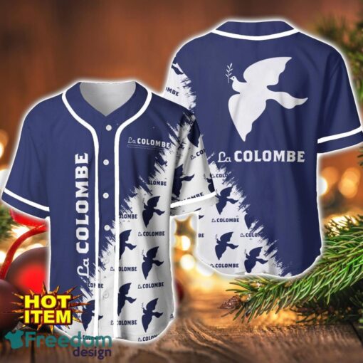 La Colombe Logo Printed Baseball Jersey Shirt For Men And Women Product Photo 1