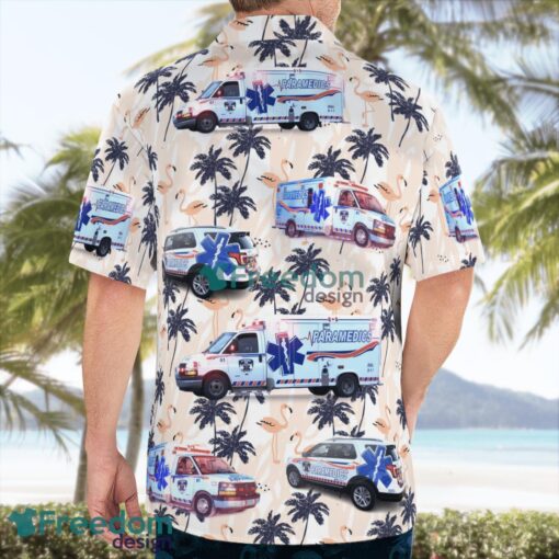 La Ronge Emergency Medical Services 3D Summer Aloha Hawaiian Shirt Product Photo 2