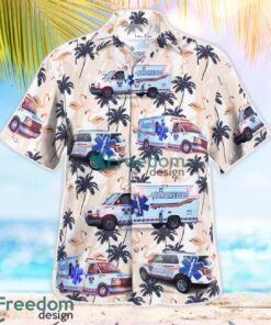 La Ronge Emergency Medical Services 3D Summer Aloha Hawaiian Shirt Product Photo 3