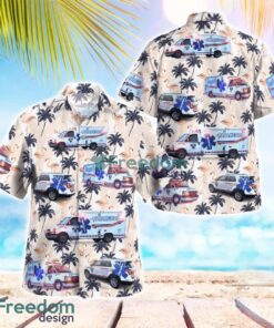 La Ronge Emergency Medical Services 3D Summer Aloha Hawaiian Shirt Product Photo 1