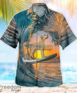 Labrador Retriever Surfing Beach Hawaiian Shirt Beach Shirt Summer Holiday Gift Amazing Gift Product Photo 3