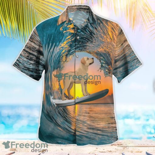 Labrador Retriever Surfing Beach Hawaiian Shirt Beach Shirt Summer Holiday Gift Amazing Gift Product Photo 3