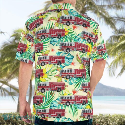 Lake County, Indiana, Hobart Fire Department Hawaiian Shirt Product Photo 2