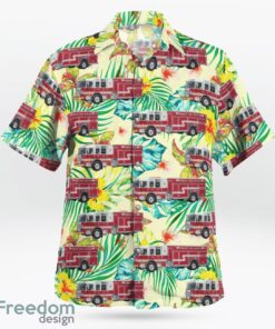 Lake County, Indiana, Hobart Fire Department Hawaiian Shirt Product Photo 3