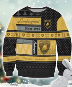 Lamborghini Logo Ugly Christmas Sweater For Fans Men And Women Christmas Gift Ideas Product Photo 2