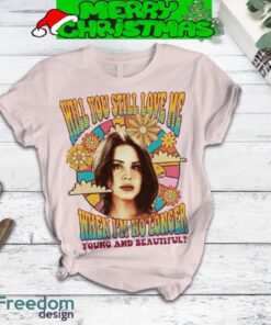 Lana Del Rey Will You Still Love Me When I’m Not Young Fleece Pajamas Set Full Print Christmas For Women - Lana Del Rey Will You Still Love Me When I’m Not Young Fleece Pajamas Set-2