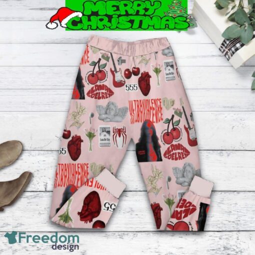 Lana Del Rey Will You Still Love Me When I’m Not Young Fleece Pajamas Set Full Print Christmas For Women - Lana Del Rey Will You Still Love Me When I’m Not Young Fleece Pajamas Set-3