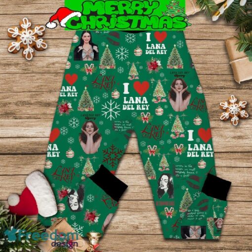 Lana Rel Rey Happy Holiday Merry Christmas Pajamas Set Christmas For Family - Lana Rel Rey Happy Holiday Merry Christmas Pajamas Set-2