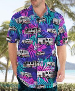 Lancaster County, Pennsylvania, Lancaster Township Fire Department Hawaiian Shirt Product Photo 4