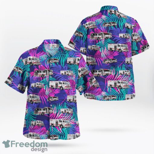 Lancaster County, Pennsylvania, Lancaster Township Fire Department Hawaiian Shirt Product Photo 1