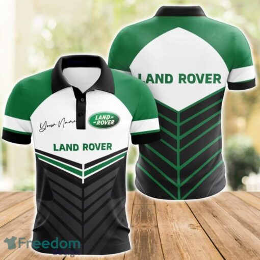 Land-Rover 3D Polo Shirt For Car Lover Golf Fans Gift Polo Shirt Custom Name Product Photo 1