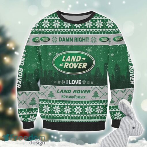 Land Rover Damn Right I Lover Land Rover Now And Forever 3D Ugly Christmas Sweater Christmas Gift Product Photo 2