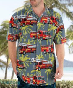 Las Vegas Fire & Rescue Las Vegas, Nevada Summer Hawaiian Shirt Product Photo 4