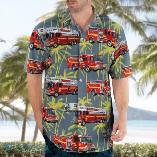 Las Vegas Fire & Rescue Las Vegas, Nevada Summer Hawaiian Shirt Product Photo 4