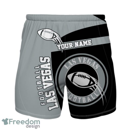 Las Vegas Football Team Hawaiian Shirt And Shorts 3D Printed Team Gift Product Photo 2