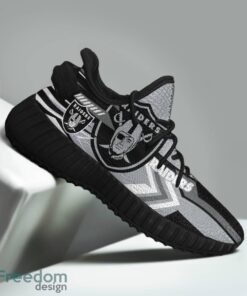 Las Vegas Raiders Speedsters Yeezy Running Shoes For Fans Gift Men Women - Las Vegas Raiders Speedsters Yeezy Boost Running Shoes_3