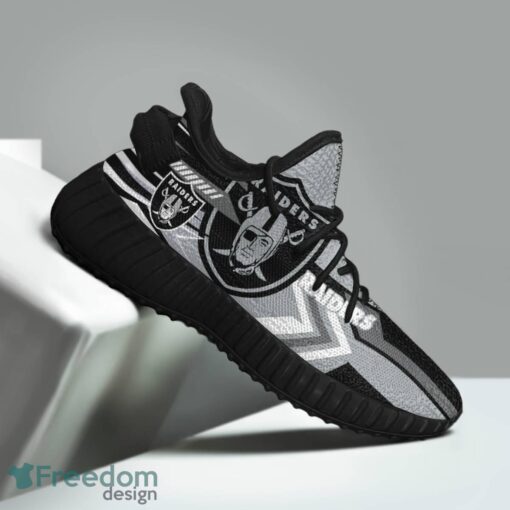 Las Vegas Raiders Speedsters Yeezy Running Shoes For Fans Gift Men Women - Las Vegas Raiders Speedsters Yeezy Boost Running Shoes_3