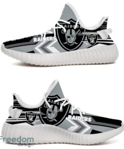 Las Vegas Raiders Speedsters Yeezy Running Shoes For Fans Gift Men Women - Las Vegas Raiders Speedsters Yeezy Boost Running Shoes_5