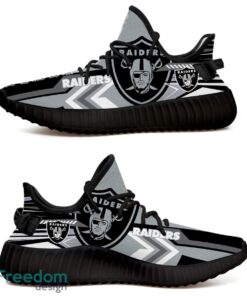 Las Vegas Raiders Speedsters Yeezy Running Shoes For Fans Gift Men Women - Las Vegas Raiders Speedsters Yeezy Boost Running Shoes_1