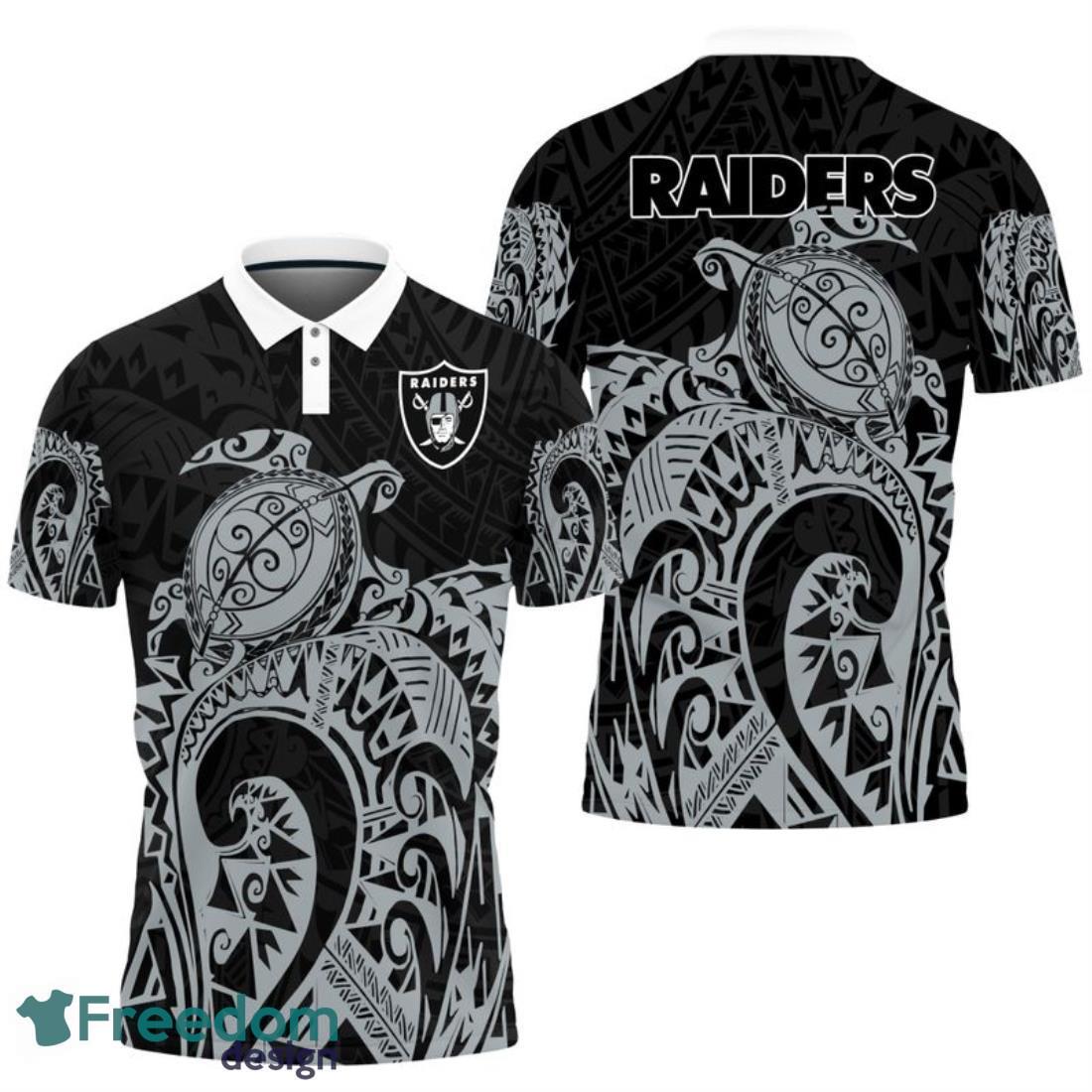 Las Vegas Raiders Turtle Polynesian Pattern Polo Shirt image Las Vegas Raiders Turtle Polynesian Pattern Polo Shirt Product Photo 1