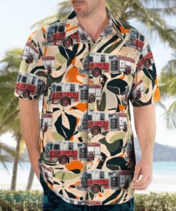 Leesburg, Florida, Leesburg Fire Department Hawaiian Shirt Product Photo 3