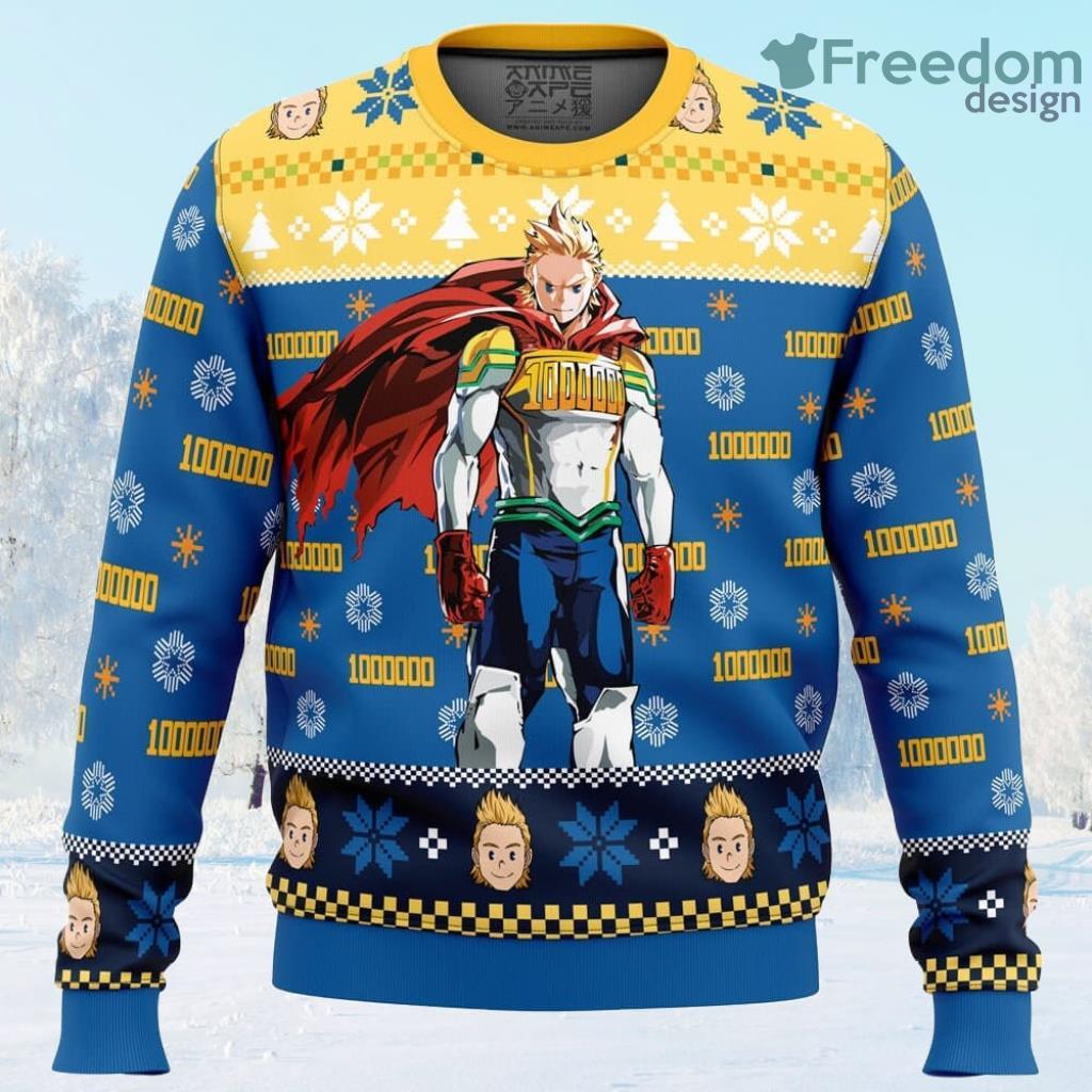 Lemillion Christmas My Hero Academia Ugly Christmas Sweater Gift For Men And Women image Lemillion Christmas My Hero Academia Ugly Christmas Sweater Gift For Men And Women Product Photo 1