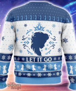 Let It Go Elsa Frozen Disney Ugly Christmas 3D Sweater Trending Holidays For Men Women Fans - Let It Go Elsa Frozen Disney Ugly Christmas Sweater_2