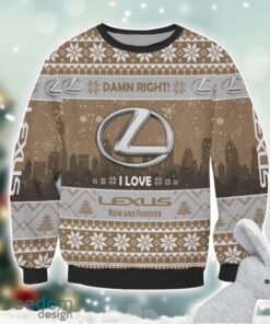 Lexus Damn Right I Lover Lexus Now And Forever 3D Ugly Christmas Sweater Christmas Gift Product Photo 2