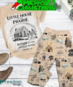 Little House On The Prairie Home Is The Nicest World Fleece Pajamas Set All Over Print Christmas Gift - Little House On The Prairie Home Is The Nicest World Fleece Pajamas Set-2