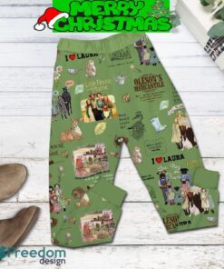 Little House On The Prairie Oleson’s Mercantile Since 1867 Fleece Pajamas Set Green Design For Christmas - Little House On The Prairie Oleson’s Mercantile Since 1867 Fleece Pajamas Set Green Design-3